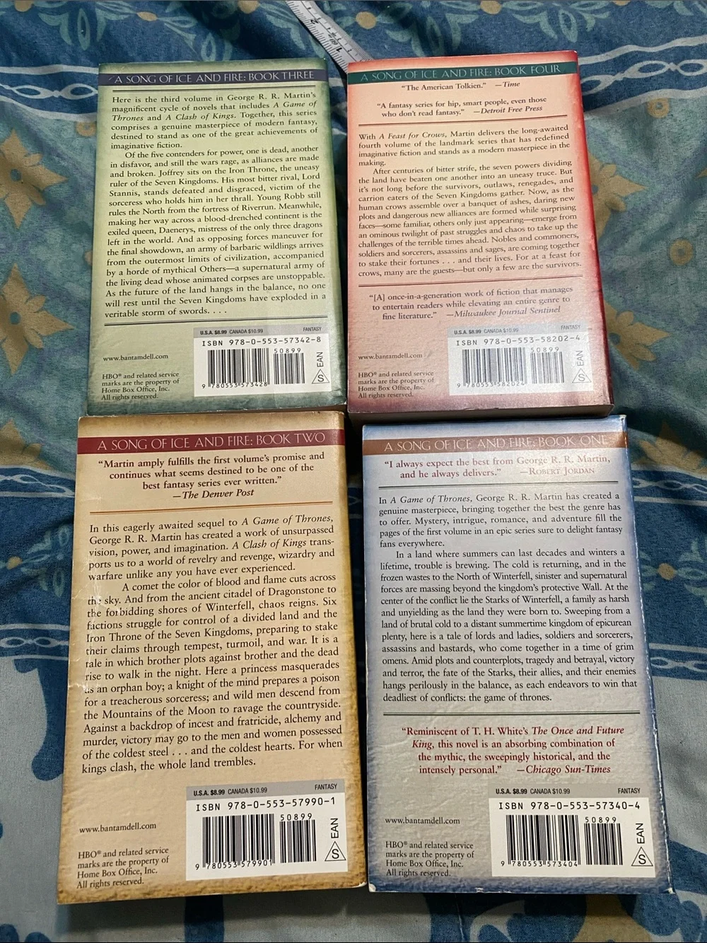 Game of Thrones Box Set A Song of Ice and Fire Books 1-4 by George R.R. Martin